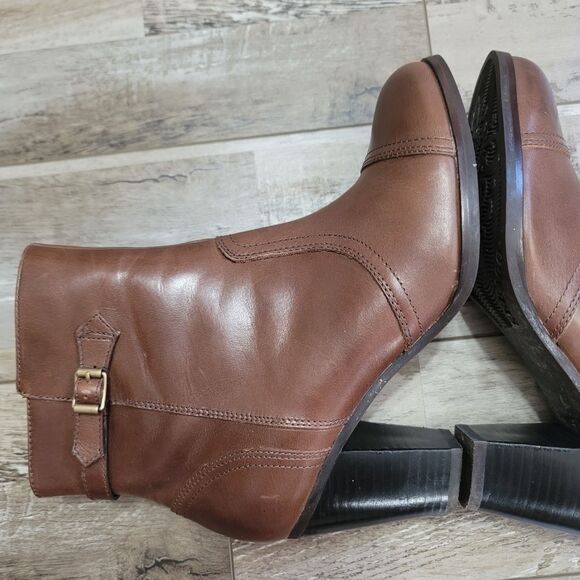 Sebago Ashton Brown Leather Boots Size 8 - Picture 7 of 14